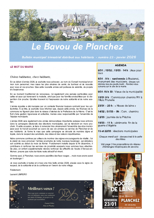 Bulletin municipal n° 23